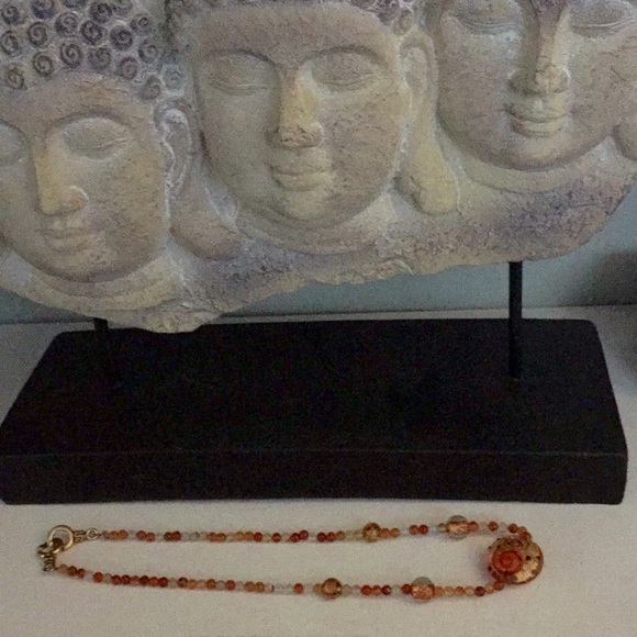 Glass Bead Necklace - Picture 3 of 7